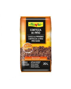 Flower Pinienrinde für Töpfe und Pflanzkästen – fein 8-15mm (20L)