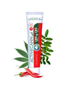 Gel chauffant pour la douleur à l'huile de chanvre Activecann Annabis (75ml)