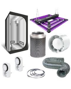 Kit de cultivo LED con Armario Cultibox Light 120 + Lumatek ATS 300W Pro + Vents