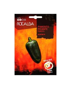 Semillas hortícolas de Rocalba - Pimiento Picante Jalapeño M (25 semillas)