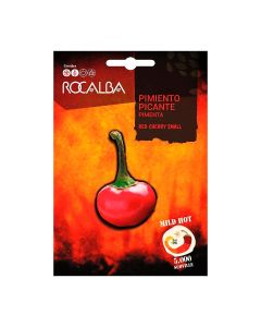 Semillas hortícolas de Rocalba - Pimiento Picante Red Cherry Small (25 semillas)