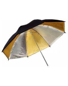 Paraguas Fotográfico/Foto Reflector de Luz Weifeng 107cm Plata/Negro/Oro (UR02)