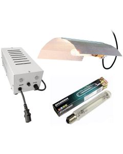 Kit de Luz Balastro + Bombilla Sylvania HPS Grolux + Reflector (600W)