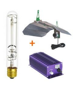 Kit de Luz Reflector LUMii MAXii + HPS Grolux + Balastro Lumatek LK4240 (400W)