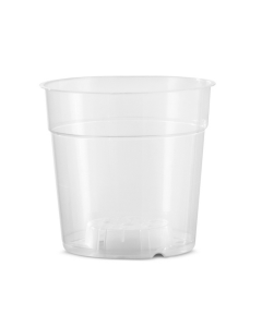 Maceta Contenedor Teku Transparente para Orquídeas MCO 17 (17cm)