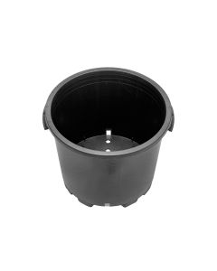 Maceta redonda negra de cultivo de 35cm (27L)
