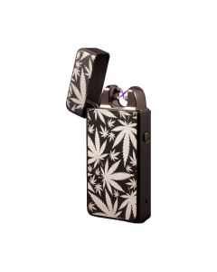 Mechero de plasma / eléctrico recargable USB NOVI (Magic Leaf)