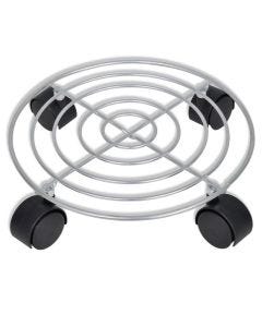 Parrilla / Plataforma con ruedas para macetas de cultivo redonda (35cm)