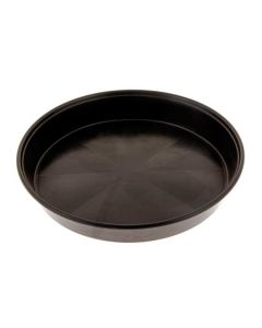 Plato / Platillo redondo negro para macetas redondas (32cm)