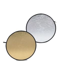 Reflector de Luz Redondo Weifeng para Estudio Foto 30cm - Plata/Oro (RE2005)