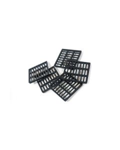 5x Rejilla japonesa para el drenaje de macetas de Bonsái (35x35mm)