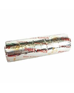 10x Carbón autoencendido para shisha / cachimba Three Kings (Ø33mm)