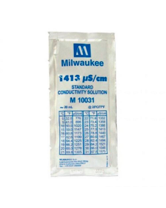 Solución de calibración en sobre Milwaukee EC 1413 µS/cm de 20ml (MA10031)