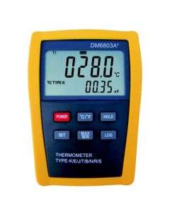 Termómetro por contacto + Sonda de Temperatura tipo K +1300ºC (DM6803A+)