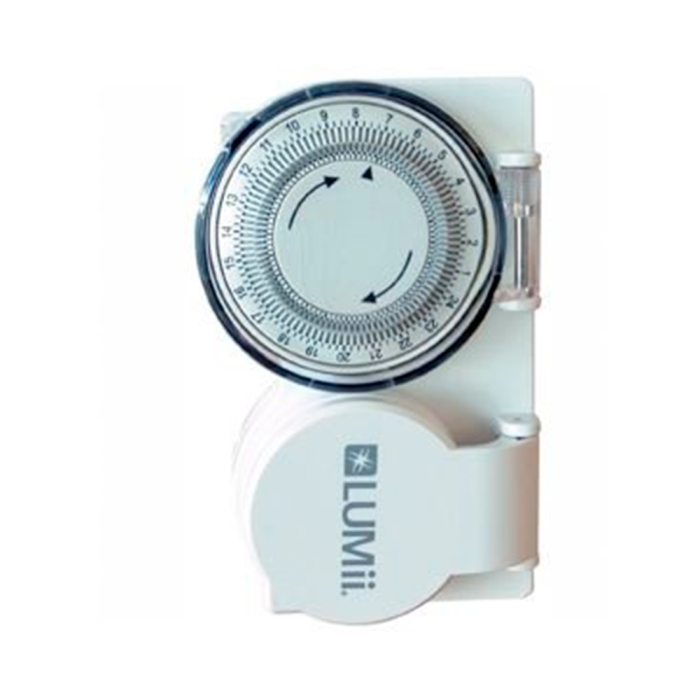 Reloj Temporizador Programador mecanico LUMii Heavy Duty 24h 600W