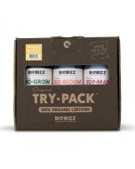 Kit Try-Pack Fertilisant Engrais 100% Bio pour culture BioBizz Try-Pack(Indoor)