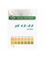 100x Tests / Tiras reactivas pH para medir de 4.5 a 9.0 pH - 0.25 (DF)