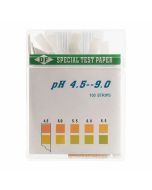 100x Tests / Tiras reactivas pH para medir de 4.5 a 9.0 pH - 0.5 (DF)