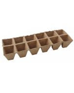 5x Vassoio Germinazione di Torba Pressata Jiffy - 12 vasetti (22,5x7cm)