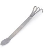 Dingmu Rastrillo / Espátula pulida para Bonsai de acero inoxidable (220mm)