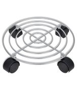 Parrilla / Plataforma con ruedas para macetas de cultivo redonda (40cm)