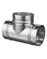 Unión en T Vents para Extractor de aire/Tubo flexible (125mm)