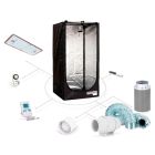 LED Grow Kit mit Growbox / Growzelt 120 + 300W LED-Leuchte + Rohrlüfter
