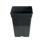 5x Macetas cuadradas negra de cultivo - 15x15x20cm (3L)